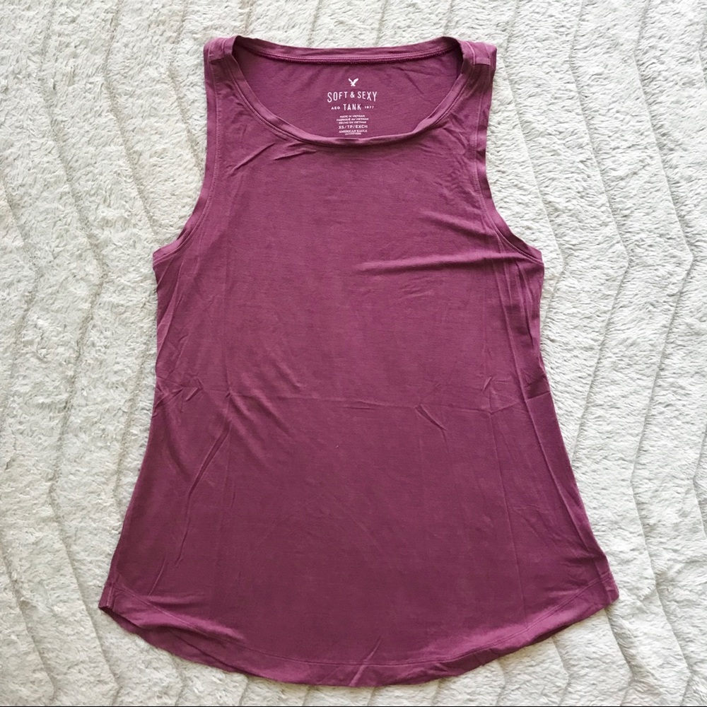 American Eagle Soft & Sexy Flowy Tank Top